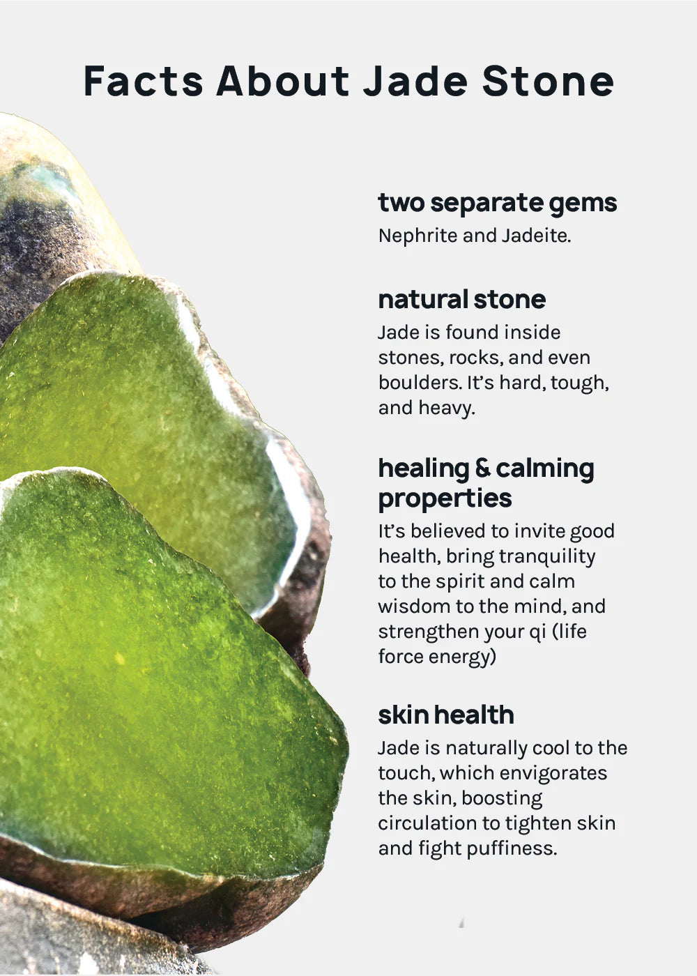 A+ JADE STONE GUA SHA TOOL