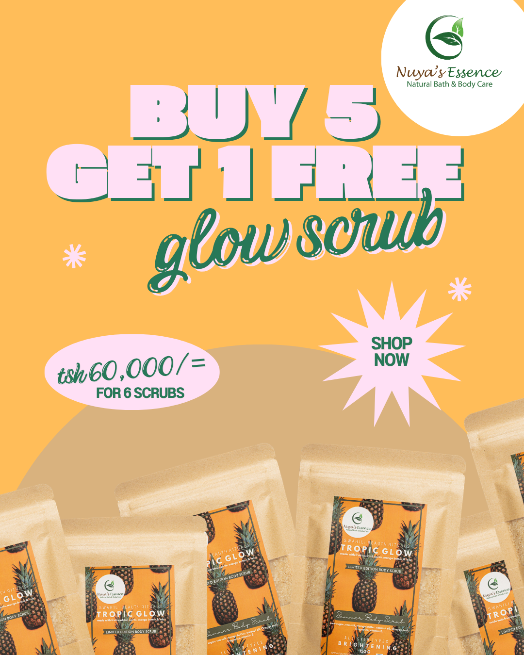 Tropic Glow Scrub (6 pc)